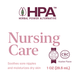 HPA Nursing Care 1 oz box, front panel with CRC Kosher Parve supervision mark