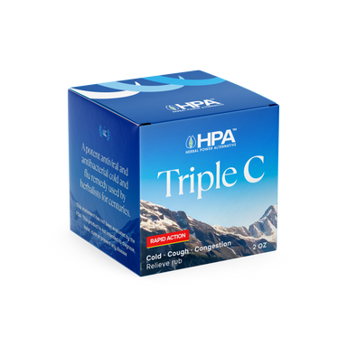 HPA Triple C cold, cough, congestion: a potent antiviral cold and cough remedy used by herbalists for centuries.